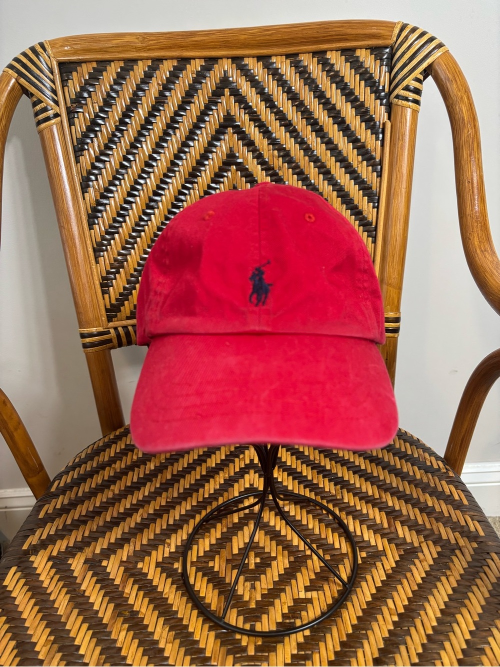 Polo Ralph Lauren Hat Red Cap Pony